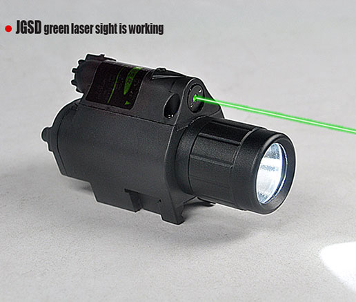 最新技術 3 Watt Lumen LEDタクティカルフラッシュライト＆緑色レーザーサイト